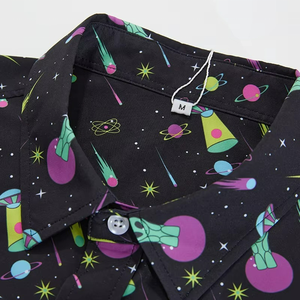 <b>Mens</b> Casual Hawaiian <b>Shirt</b> Short Sleeves Button Down <b>Beach</b> Clothing Summer <b>Shirt</b> - Product Image 3