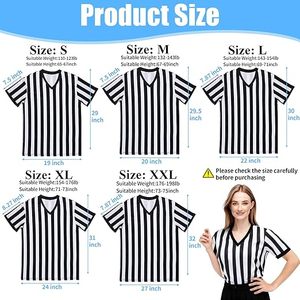 Camiseta de Fútbol para Hombre, Cuello en V, Rayas Blancas y Negras, Manga Corta, Transpirable, Poliéster, Ajuste Atlético, Ropa Deportiva para Adultos - Product Image 3