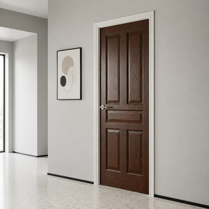 Porte intérieure moderne en bois massif, taille personnalisée, modèle GA-09S Classic, pour appartement. - Product Image 2