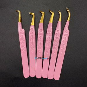 Pinces à cils professionnelles pour volume - Acier inoxydable de qualité chirurgicale, prise ferme, outils d'extension de cils en gros - Product Image 6