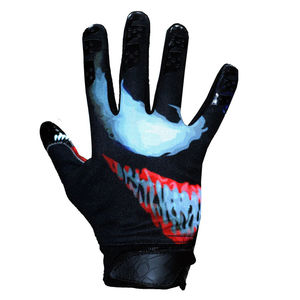Gants de football américain pour hommes en cuir synthétique de qualité supérieure, confortables, avec logo personnalisé et taille sur mesure – Vente en gros - Product Image 3