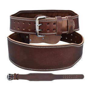 Custom Made Weightlifting Belt New Product Weight Lifting Belt Leather Weightlifting Lever Buckle Belts <b>Strength</b> <b>Training</b> - Product Image 4