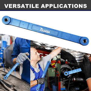 Jeu de clés à rallonge anti-choc pour accès restreint, adaptateurs universels à embase carrée 1/2 ", 1/4 ", 3/8 " pour diverses applications - Product Image 6