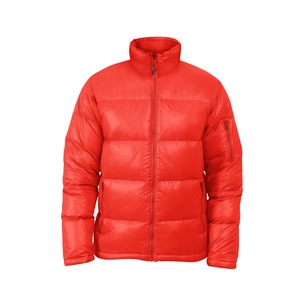 Chaqueta de Plumón Verde Claro para Hombre, Cuello Alto, Resistente al Viento, Informal, para Invierno, Cierre de Cremallera, Color Sólido - Product Image 5