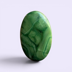 Cabujón de Jade Verde Natural, Corte Triangular, Pulido, Gema Suelta para Joyería - Product Image 3