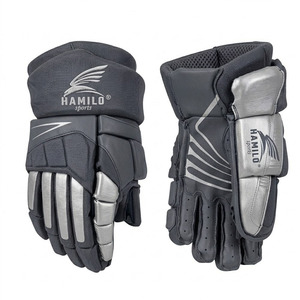 Gants de hockey sur glace à doigts entiers, best-seller, pour entraînement professionnel, nouveau design, équipement de lacrosse pour jeunes, gants de hockey sur glace pour terrain. - Product Image 3