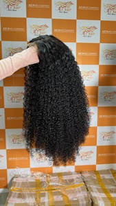 Precio al por mayor Peluca Rizo birmano Cabello humano HD Peluca con malla frontal Pelucas con malla frontal para mujeres negras - Product Image 6