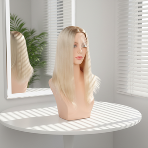 Perruques chinoises en gros, longues et lisses, sans colle, pré-épilées, en cheveux humains vierges bruts HD pour perruques Lace Front, densité 150% - Product Image 1