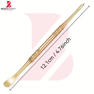 Empujador de Cutículas Profesional de Acero Inoxidable para Belleza, Herramientas de Manicura Multicolor Arcoíris y Chapadas en Oro al por Mayor - Product Image 4