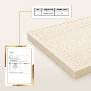 Colchón de Látex Natural VINABEDDING de 7 Zonas, Firmeza Media, Transpirable, Saludable, para Dormitorio y Hogar - Product Image 5