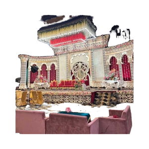 Fiberglass mandap decoration/Fiberglass wedding mandap/Iron Mandap Stage <b>Backdrop</b> for Weddings Alternatives Traditional Wedding - Product Image 1