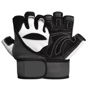 Nuevos Guantes Deportivos de Medio Dedo de Cuero con Estilo para Hombre, Venta al por Mayor, Secado Rápido, Protección UV, MOQ Bajo, Guantes para Fitness al Aire Libre - Product Image 1
