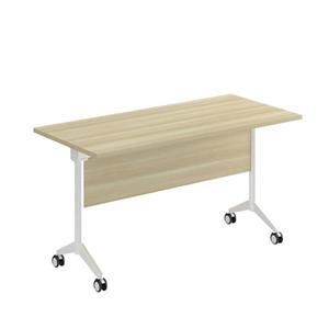 Modern <b>Foldable</b> Training <b>Table</b> with TRH Leg Durable Wood & Melamine Top School Furniture for Office Workshop or Hotel Use - Product Image 4