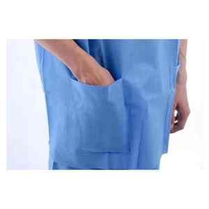 Uniforme Médico Elegante de Alta Calidad para Hombre, Estilo Minimalista con Botones Ocultos Tipo Mandarín - Product Image 2