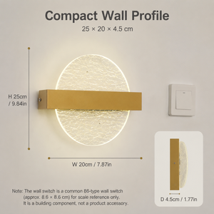 Modern Small Gold Acrylic Led <b>Wall</b> <b>Sconce</b> For Bedroom Bedside Living Room Corridor Home Indoor Decorative <b>Lighting</b> - Product Image 2