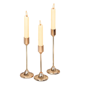 Unique Design <b>Brass</b> <b>Candlestick</b> Holder Set Of 2 Taper Candle Holders For Home Decoration Durable Metal Design - Product Image 3