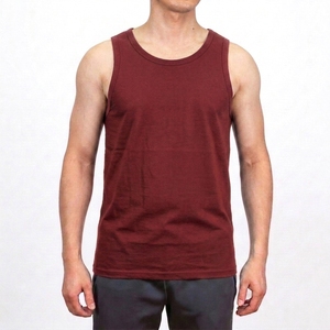 High Quality Custom Logo Gym Tank Top Sleeveless Workout Singlet Breathable Workout Sports Running Men's Tank Tops - Product Image 1