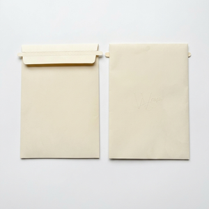 Enveloppes d'expédition carrées élégantes en kraft avec fenêtre, logo personnalisé imprimé, pour e-commerce, coursier, OEM, vente en gros, Inde - Product Image 1