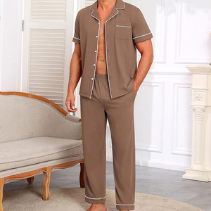 Conjunto de Pijama Ligero Personalizado para Hombre, Ropa de Dormir con Corte Holgado para Noches Reparadoras en Casa, para Todas las Temporadas - Product Image 5