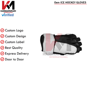 Gants de hockey sur glace personnalisés, réglables, avec protection du poignet, pour l'entraînement et les matchs, équipement OEM - Product Image 3