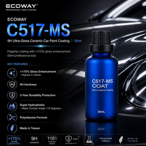 C517-MS 50ml 9H Polysilazane Nano Ceramic Car <b>Paint</b> Coating with 175% Gloss Formula for Long-Lasting Automotive <b>Paint</b> Shield - Product Image 2