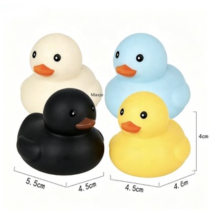 Canards en caoutchouc vinyle avec logo personnalisable, canardons jaunes colorés, jouets de plage et de <span class=keywords><strong>piscine</strong></span> pour les compétitions, cadeau pour enfants pour les vacances d'été - Product Image 5