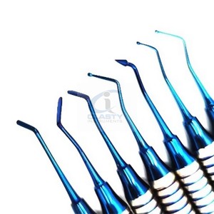 Ensemble de spatules pour composites dentaires 7 pièces, instrument chirurgical manuel en acier inoxydable, classe I, autoclavable, réutilisable - Product Image 1