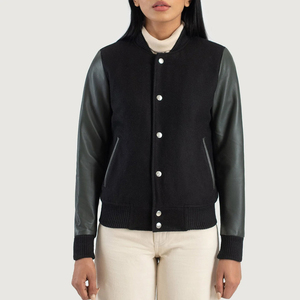 Dernière mode, vente flash, veste varsity personnalisée pour femmes, style hiver, vêtements décontractés, séchage rapide, respirant, coupe-vent - Product Image 4