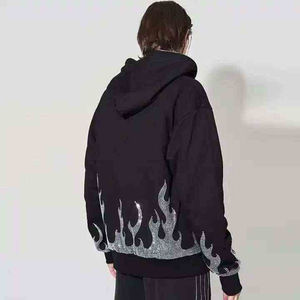 Fabricante Profesional de Ropa Deportiva de Invierno para Hombre, Sudaderas con Pedrería 100% Algodón, Diseño Personalizado Bordado - Product Image 3