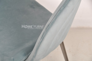 Chaise de salle à manger de style moderne logo personnalisé prix de gros cuir synthétique haute densité mousse durable chaises Kylo meubles de maison - Product Image 3