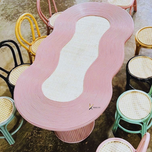 Ensemble de chaises de sécurité pour enfants en rotin multicolore avec dossier floral et animalier pour bébés, enfants et usage scolaire (vente en gros) - Product Image 6
