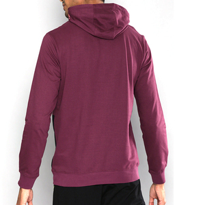 Sweat-shirt à capuche en polaire pour homme, couleur unie, coupe classique, décontracté, avec poches, idéal pour l'automne - Product Image 6