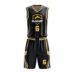 Uniformes de Baloncesto 100% Poliéster con MOQ Bajo, Personalizables con Logotipo, Nombre/Número del Equipo, Impresión por Transferencia de Calor, Ropa Deportiva - Product Image 2