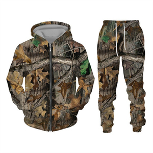 Men's Autumn Winter Camouflage Soft <b>Shell</b> Hunting Suit Breathable Print Design Waterproof Windproof 100% Polyester for - Product Image 3