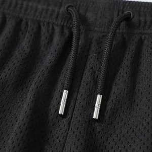 Pantalones Cortos Deportivos de Malla para Hombre Hunter Sports, Color Beige con Diseño de Puntos, Logotipo Bordado, Cintura con Cordón Ajustable, Estilo Casual y Atlético - Product Image 6
