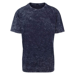 T-shirt de fitness pour homme en coton tricoté léger 100 %, longueur longue, personnalisable, effet délavé, anti-plis, avec logo placé à l'avant – Collection 2026 (Vente en gros) - Product Image 1