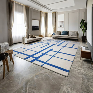 Tapis tufté à la main en laine brodé artisanalement moderne Collection de créateurs à haute vente du fournisseur d'usine Matériel en coton - Product Image 1