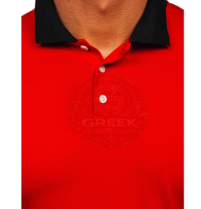 เสื้อโปโลผู้ชายสีพื้นผ้าฝ้าย คอปกแบบคลาสสิก ติดกระดุม ผ้าสวมใส่สบาย เหมาะสำหรับใส่ลำลองประจำวันและสมาร์ทแคชชวล - Product Image 3