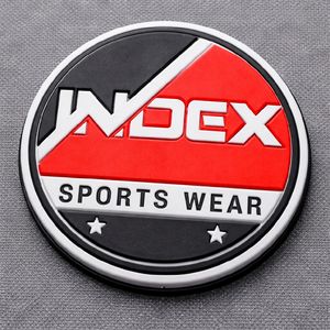 Custom made PVC patches 3D rubber logo waterproof durable custom design <b>velcro</b> backing heat press badge bulk supply - Product Image 1