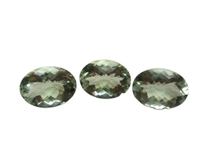 PDM Gems Améthyste Verte Naturelle, Pierre Précieuse en Vrac, Taille Facettée Ovale, pour la Fabrication de Bijoux, Qualité Supérieure, Taille Libre, Pierre de Naissance - Product Image 2