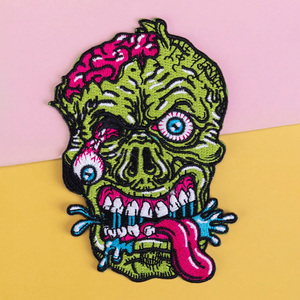 Patchs brodés en laine, logo personnalisé pour vestes, chapeaux, vêtements, fabricant en gros - Product Image 4