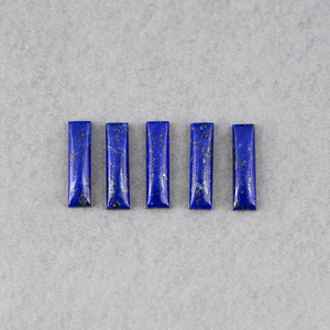 Cabujón de Piedra Preciosa Natural de Lapislázuli Rectangular de 6x23mm, con Acabado Pulido, para Hacer Colgantes de Plata, Superventas - Product Image 5