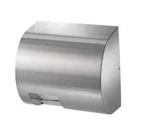 Sèche-mains électrique de qualité commerciale 1800W en acier inoxydable automatique et silencieux de haute qualité 304 Design pour la maison et les hôtels - Product Image 1