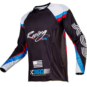 Nuevo Diseño Personalizado, Jersey de Motocross Sublimado, Transpirable y Ecológico, de Spandex/Poliéster 220g, Manga Larga - Product Image 4