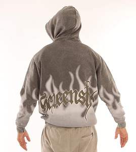 Sudadera Superior International HOODIE 5202 para Hombre, Estilo Urbano, Estampado Animal, Corte Holgado, Jersey de Invierno, Bordada - Product Image 5