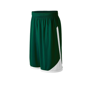 Pantalones cortos deportivos de verano de talla grande personalizados, ropa de baloncesto reversible informal para fitness, con cordón estampado por sublimación - Product Image 6