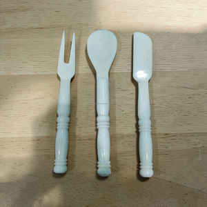 Juego de Cucharas de Servir de Hueso de Búfalo de Lujo Vintage, Utensilios de Cocina Ecológicos Hechos a Mano para Fiestas a Precio Económico - Product Image 2