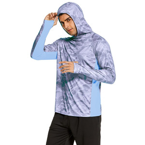 Sweat à capuche de pêche à coupe flexible avec design de qualité supérieure pour hommes, sweat à capuche de pêche ultra cool avec propriétés de séchage rapide et anti-transpiration - Product Image 6