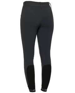 Pantalon d'équitation en jean pour femme, taille haute, avec empiècements en daim antidérapants aux genoux, idéal pour l'été, modèle plat ODM - Product Image 6