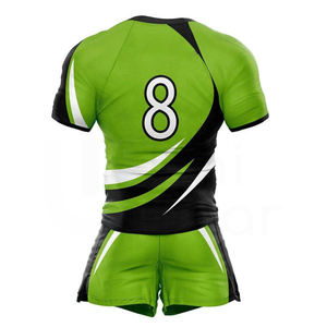 Uniformes de Rugby Unisex de Alta Calidad, Transpirables, de Secado Rápido, que Absorben la Humedad, 100% Poliéster, Pantalones Cortos y Camisetas, Más Vendidos en 2025 - Product Image 3